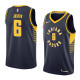 NBA Men Indiana Pacers Dark Blue #6 JOSEPH Jersey High Quality Name and Number Print