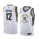 NBA Men Indiana Pacers White #12 WILKINS Jersey High Quality Name and Number Print