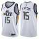NBA Men Utah Jazz White #15 FAVORS Jersey High Quality Name and Number Print