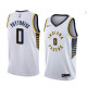 NBA Men Indiana Pacers White #0 POYTHRESS Jersey High Quality Name and Number Print