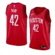 NBA Men Houston Rockets Rewarding Red #42 NENE Jersey High Quality Name and Number Print