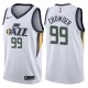 NBA Men Utah Jazz White #99 CROWDER Jersey High Quality Name and Number Print