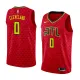 NBA Men Atlanta Hawks Red #0 CLEVELAND Jersey High Quality Name and Number Print