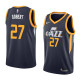 NBA Men Utah Jazz Dark Blue #27 GOBERT Jersey High Quality Name and Number Print