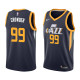 NBA Men Utah Jazz Dark Blue #99 CROWDER Jersey High Quality Name and Number Print