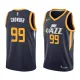 NBA Men Utah Jazz Dark Blue #99 CROWDER Jersey High Quality Name and Number Print