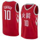 NBA Men Houston Rockets Red Jersey Chinese Version #10 GORDON High Quality Name and Number Print