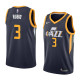 NBA Men Utah Jazz Dark Blue #3 RUBIO Jersey High Quality Name and Number Print