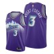 NBA Men Utah Jazz Purple Snow Mountain #3 MRIGHT-FOREMAN Jersey High Quality Name and Number Print