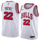 NBA Men Chicago Bulls White #22 PAYNE Jersey High Quality Name and Number Print