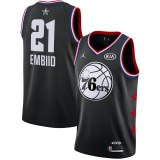 NBA Men 2019 All Star Jerseys Black #21 EMBIID Jersey High Quality Name and Number Print