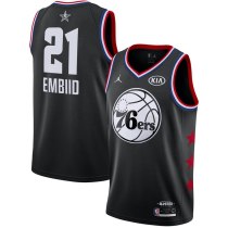NBA Men 2019 All Star Jerseys Black #21 EMBIID Jersey High Quality Name and Number Print