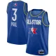 NBA Men 2020 All Star Jerseys Blue #3 PAUL Jersey High Quality Name and Number Print