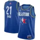 NBA Men 2020 All Star Jerseys Blue #21 EMBIID Jersey High Quality Name and Number Print
