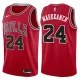 NBA Men Chicago Bulls Red #24 MARKKANEN Jersey High Quality Name and Number Print