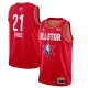 NBA Men 2020 All Star Jerseys Red #21 EMBIID Jersey High Quality Name and Number Print