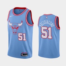 NBA Men Chicago Bulls 19-20 Season Light Blue #51 ARCIDIACONO Jersey High Quality Name and Number Print