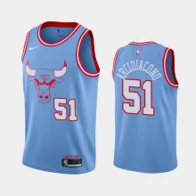 NBA Men Chicago Bulls 19-20 Season Light Blue #51 ARCIDIACONO Jersey High Quality Name and Number Print