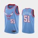 NBA Men Chicago Bulls 19-20 Season Light Blue #51 ARCIDIACONO Jersey High Quality Name and Number Print
