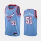 NBA Men Chicago Bulls 19-20 Season Light Blue #51 ARCIDIACONO Jersey High Quality Name and Number Print