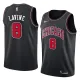 NBA Men Chicago Bulls Black #8 LAVINE Jersey High Quality Name and Number Print