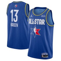 NBA Men 2020 All Star Jerseys Blue #13 HARDEN Jersey High Quality Name and Number Print