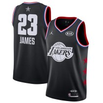 NBA Men 2019 All Star Jerseys Black #23 JAMES Jersey High Quality Name and Number Print