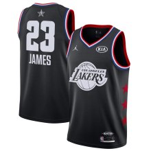 NBA Men 2019 All Star Jerseys Black #23 JAMES Jersey High Quality Name and Number Print