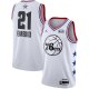 NBA Men 2019 All Star Jerseys White #21 EMBIID Jersey High Quality Name and Number Print
