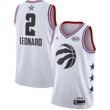 NBA Men 2019 All Star Jerseys White #2 LEONARD Jersey High Quality Name and Number Print
