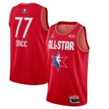 NBA Men 2020 All Star Jerseys Red #77 DONCIC Jersey High Quality Name and Number Print