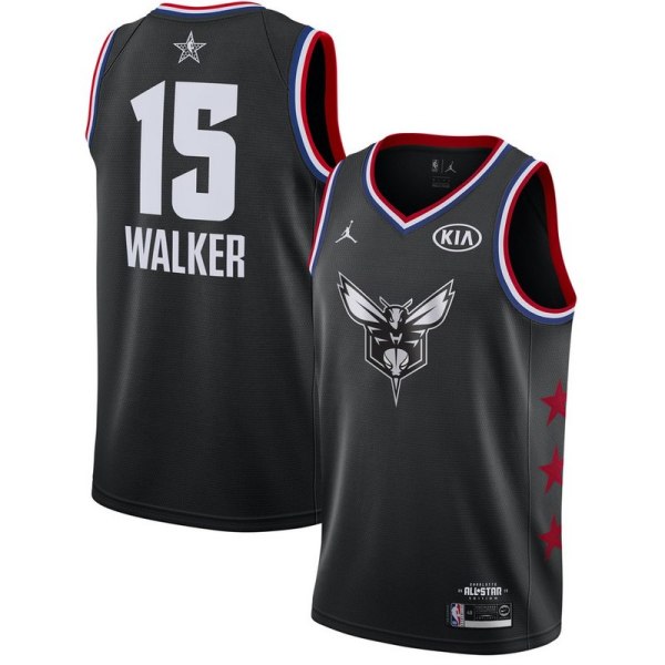 NBA Men 2019 All Star Jerseys Black #15 WALKER Jersey High Quality Name and Number Print