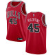 NBA Men Chicago Bulls Red #45 VALENTINE Jersey High Quality Name and Number Print