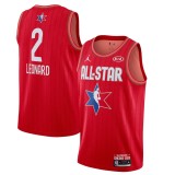 NBA Men 2020 All Star Jerseys Red #2 LEONARD Jersey High Quality Name and Number Print