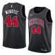 NBA Men Chicago Bulls Black #44 MIROTIC Jersey High Quality Name and Number Print