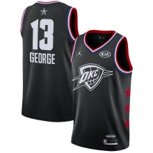 NBA Men 2019 All Star Jerseys Black #13 GEORGE Jersey High Quality Name and Number Print
