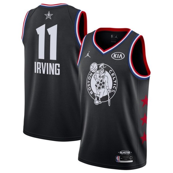 NBA Men 2019 All Star Jerseys Black #11 IRVING Jersey High Quality Name and Number Print