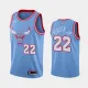 NBA Men Chicago Bulls 19-20 Season Light Blue #22 PORTER JR. Jersey High Quality Name and Number Print