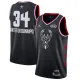 NBA Men 2019 All Star Jerseys Black #34 ANTETOKOUNMPO Jersey High Quality Name and Number Print
