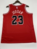 NBA Men Chicago Bulls Red #23 JORDAN Jersey High Quality Name and Number Print