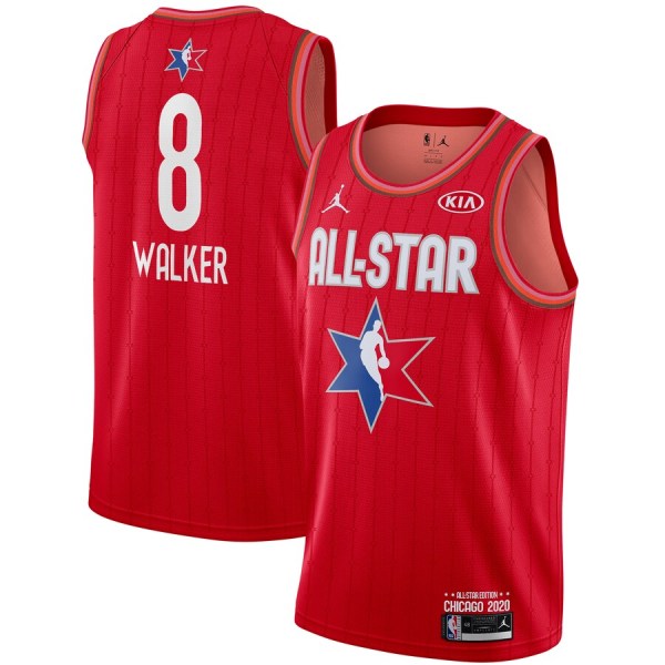 NBA Men 2020 All Star Jerseys Red #8 WALKER Jersey High Quality Name and Number Print