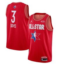 NBA Men 2020 All Star Jerseys Red #3 DAVIS Jersey High Quality Name and Number Print