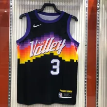 NBA Season 20-21 Men Phoenix Suns Black #3 PAUL Jersey High Quality Name and Number Print