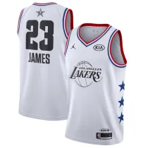 NBA Men 2019 All Star Jerseys White #23 JAMES Jersey High Quality Name and Number Print