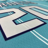 NBA Men Charlotte Hornets #20 HAYWARD Blue Jersey High Quality Name and Number Print