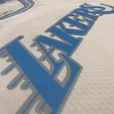 NBA Men Season 2021 Los Angeles Lakers White Round Neck #24 BRYANT Jersey High Quality Name and Number Print