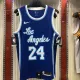 NBA Men Los Angeles Lakers Retro in Latin #24 BRYANT Blue Round Neck Jersey High Quality Name and Number Print