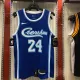 NBA Men Los Angeles Lakers Retro in Latin with Crenshaw #24 BRYANT Blue Round Neck Jersey High Quality Name and Number Print