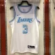NBA Men Season 2021 Los Angeles Lakers White Round Neck #3 DAVIS Jersey High Quality Name and Number Print