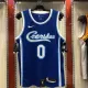 NBA Men Los Angeles Lakers Retro in Latin with Crenshaw #0 KUZMA Blue Round Neck Jersey High Quality Name and Number Print